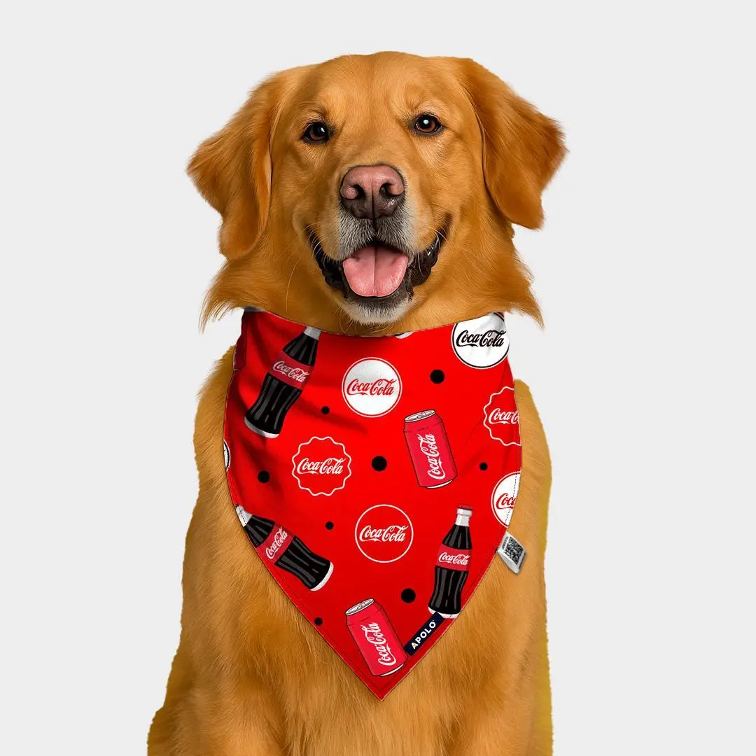 Pañoleta para mascotas Coca-Cola